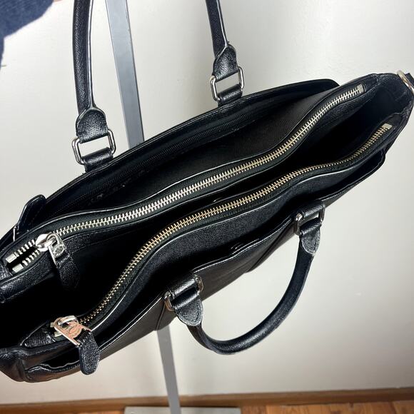 COACH Metropolitan Double Zip Business Case - Black - Picture 7 of 7